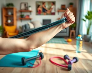 Ćwiczenia na biceps z gumą oporową – jak skutecznie trenować w domu?